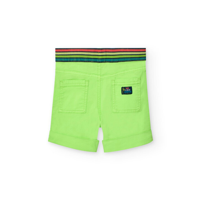 detail Chlapecké gabardénové kraťasy se stahovací šňůrkou BOBOLI