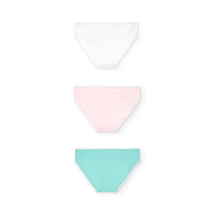 detail Dívčí sada 3 jednobarevných kalhotek BOBOLI