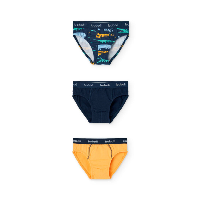 detail Sada chlapeckých boxerek ve žluté, modré a dalších barvách BOBOLI