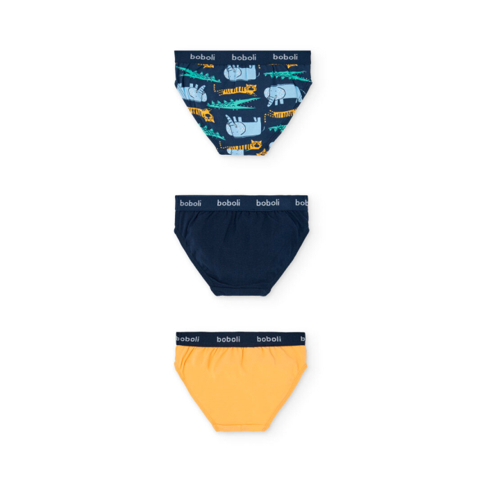 detail Sada chlapeckých boxerek ve žluté, modré a dalších barvách BOBOLI