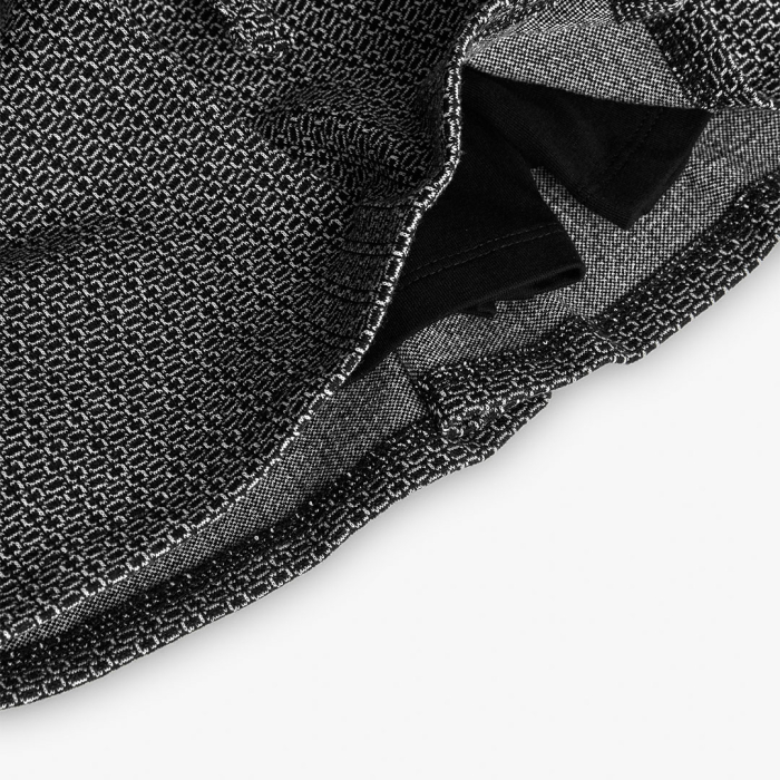 detail Černobílá dívčí sukně s páskem – pohodlí a styl každý den BOBOLI