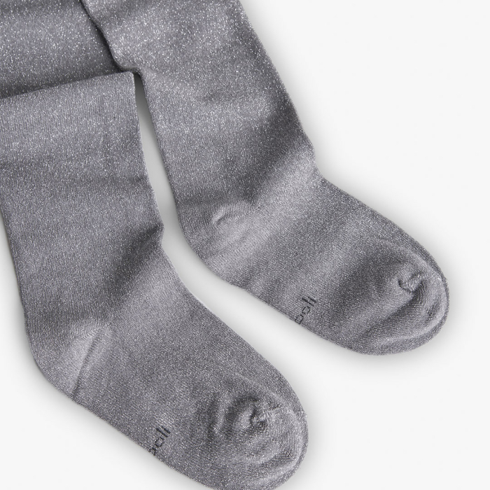 detail Dívčí punčocháče v šedé barvě – univerzální kousek BOBOLI