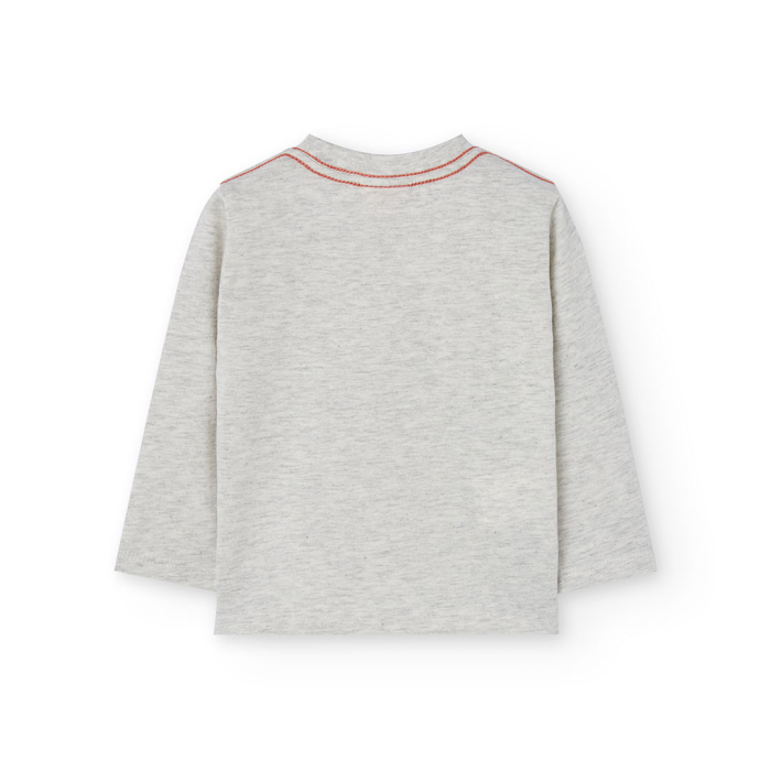 detail Chlapecké tričko s medvědím potiskem a nápisy BOBOLI