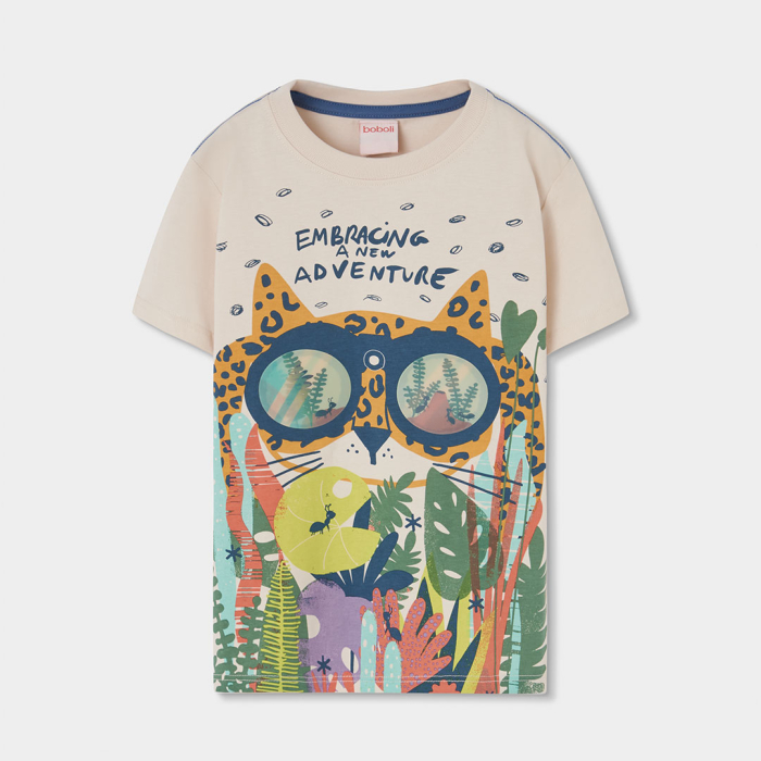 detail Chlapecké tričko zvíře brýle BOBOLI