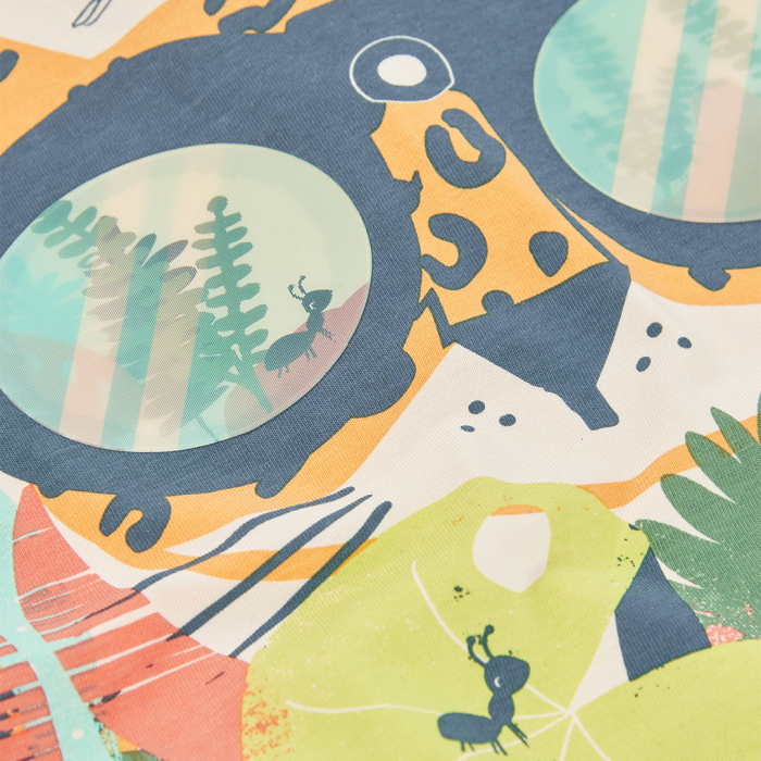 detail Chlapecké tričko zvíře brýle BOBOLI