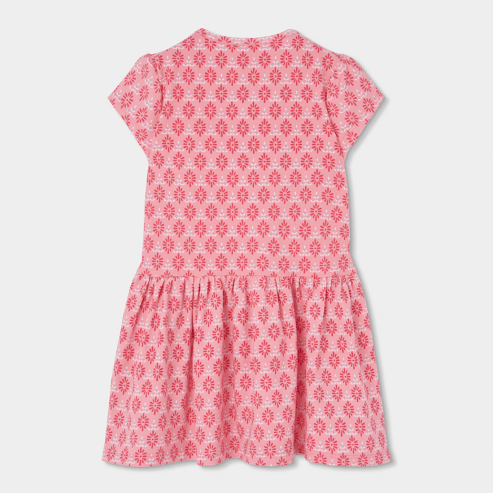 detail Dívčí letní šaty s drobným květinovým potiskem BOBOLI