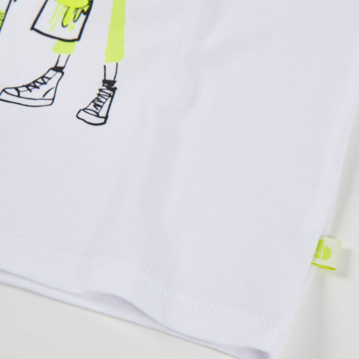 detail Dívčí tričko ilustrace postavy moderní BOBOLI