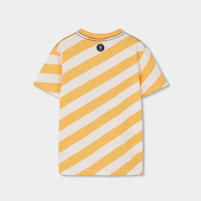 detail Chlapecké tričko bavlněné s pruhy BOBOLI
