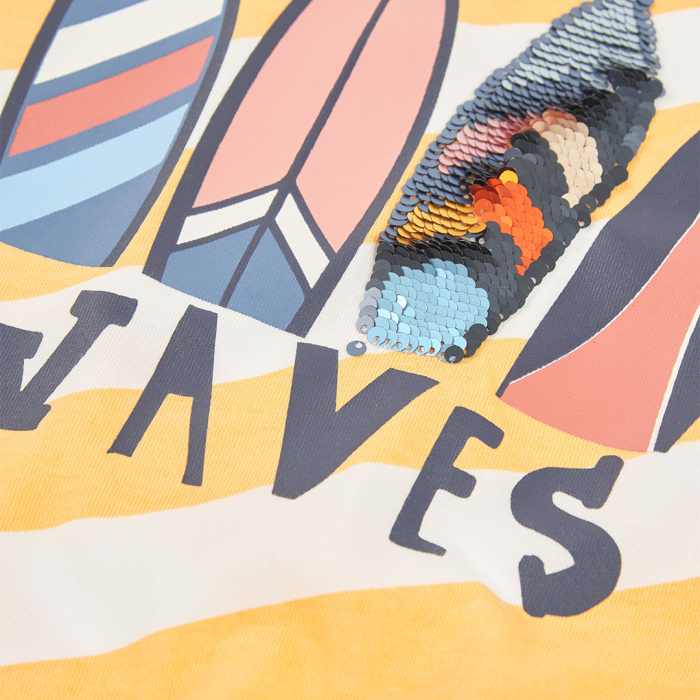 detail Chlapecké tričko bavlněné s pruhy BOBOLI