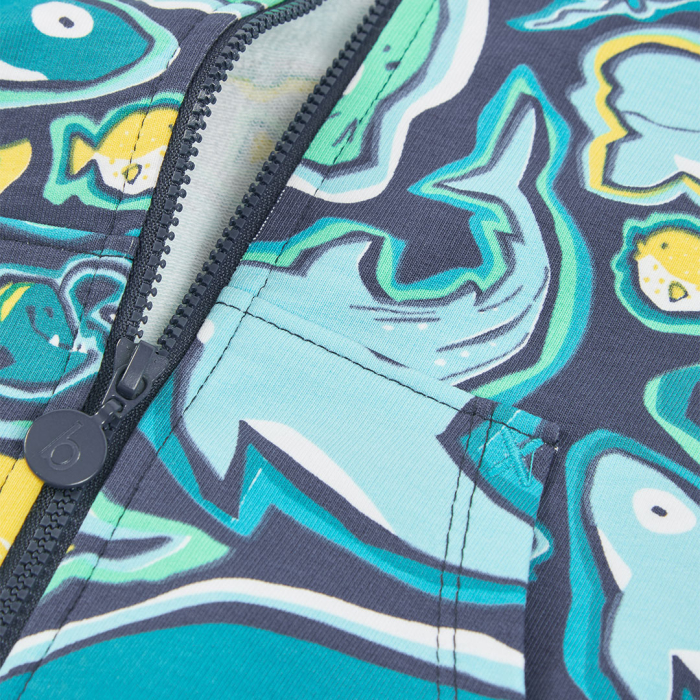 detail Chlapecká bunda s kapucí Ocean BOBOLI