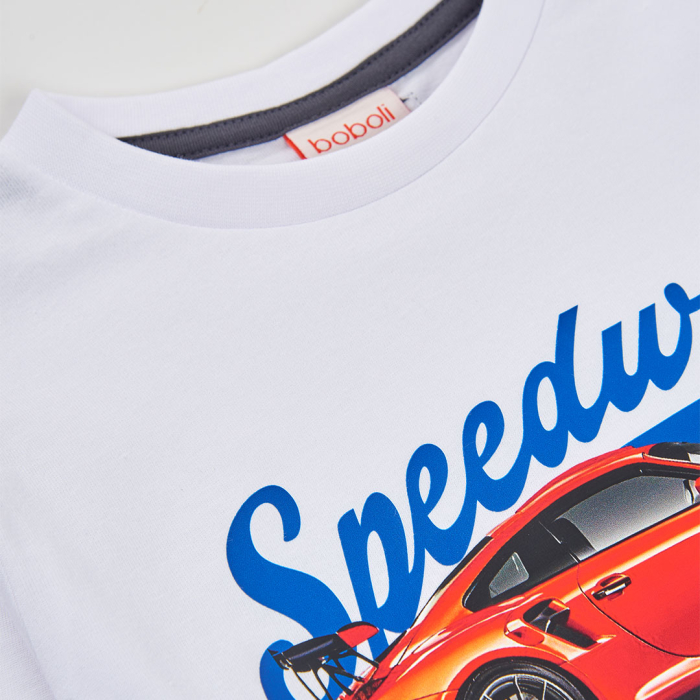 detail Chlapecké tričko s potápěčským motivem BOBOLI