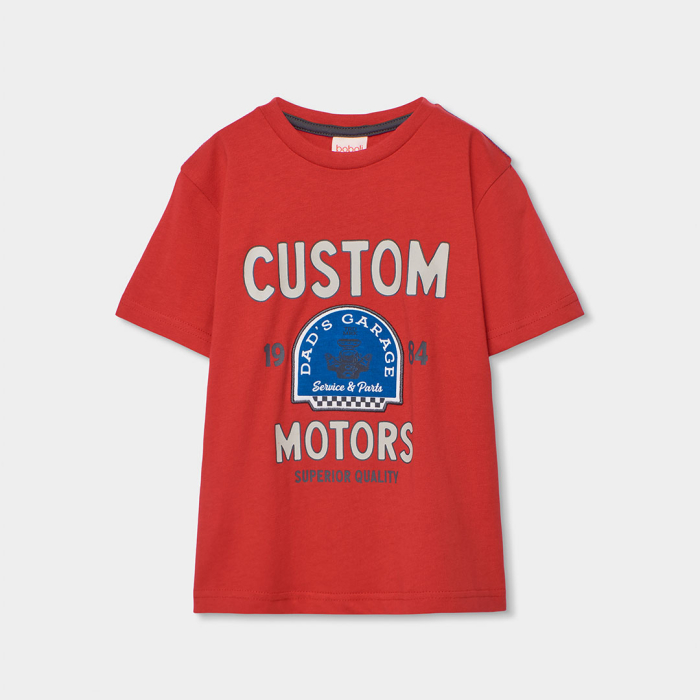 detail Chlapecké tričko s motoristickým motivem BOBOLI