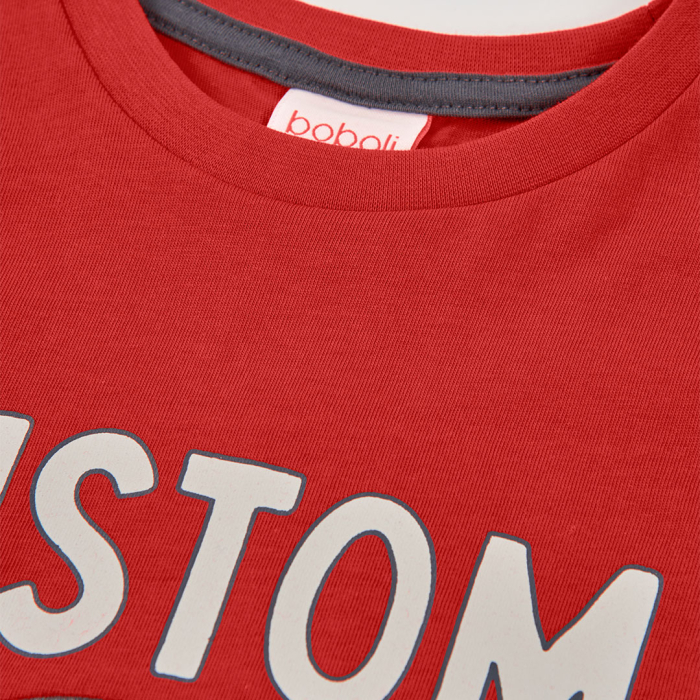 detail Chlapecké tričko s motoristickým motivem BOBOLI