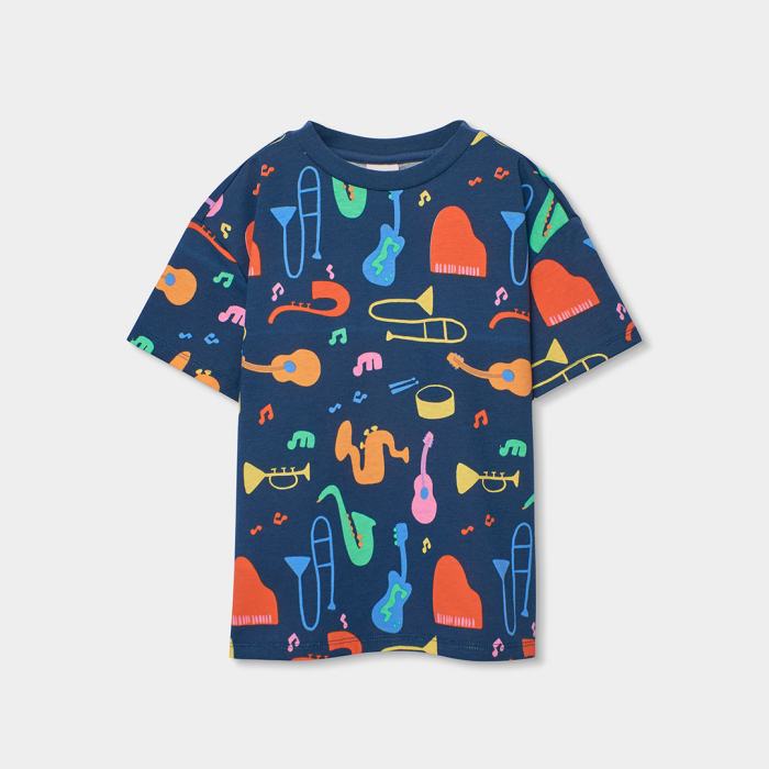 detail Chlapecké pyžamo s hudebním motivem BOBOLI