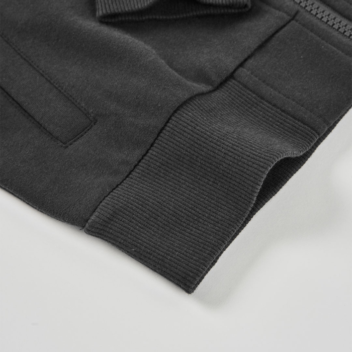 detail Chlapecká mikina na zip s kapucí BOBOLI