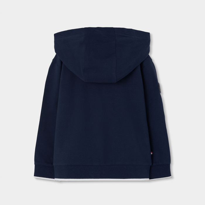 detail Chlapecká mikina tmavě modrá na zip BOBOLI