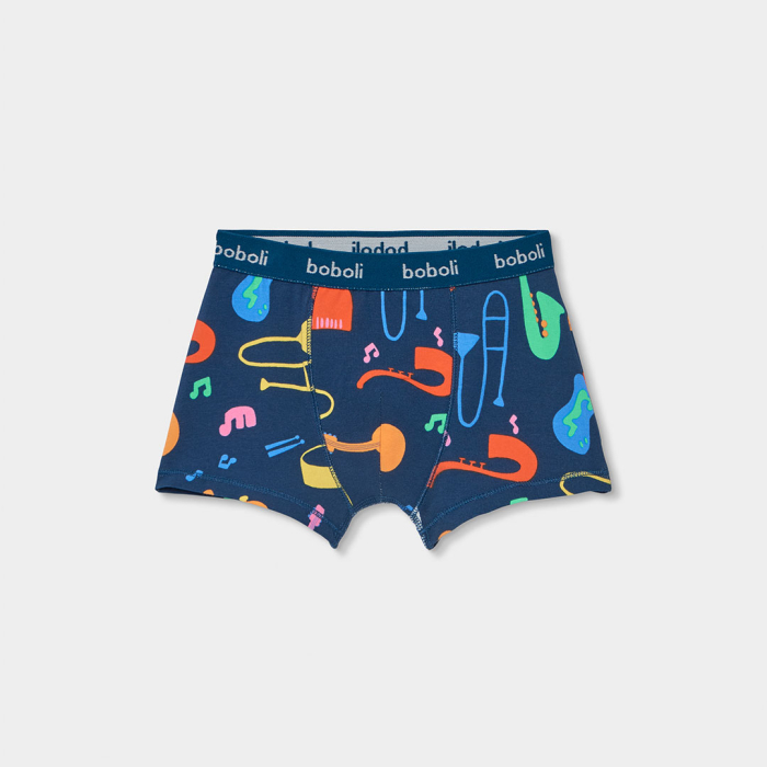 detail Chlapecké boxerky s hudebním motivem BOBOLI