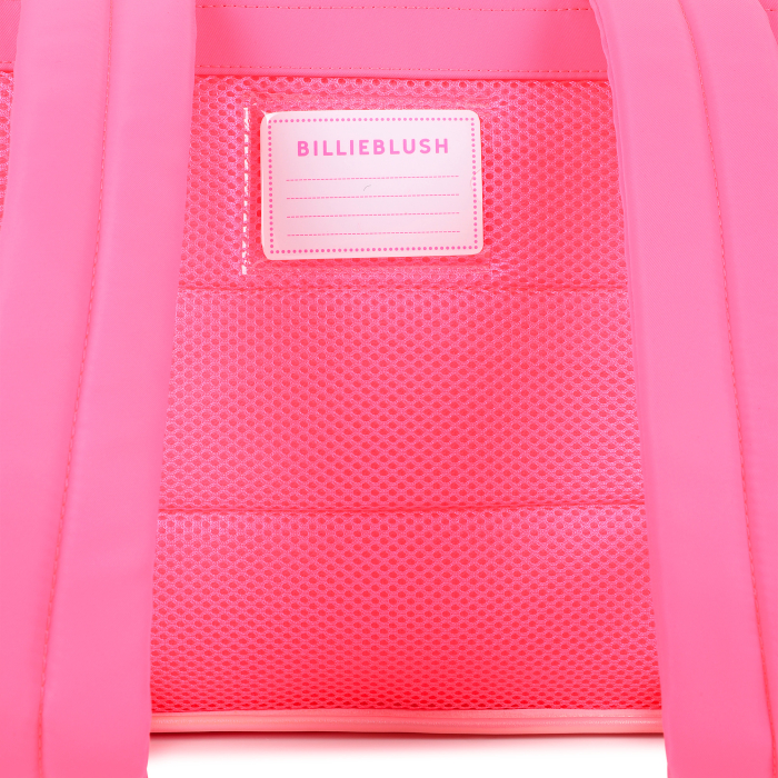 detail Dívčí aktovka do školy, polstrovaná záda i ramenní popruhy BILLIEBLUSH