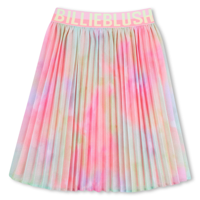 detail Dívčí plisovaná midi sukně s pestrobarevným potiskem BILLIEBLUSH