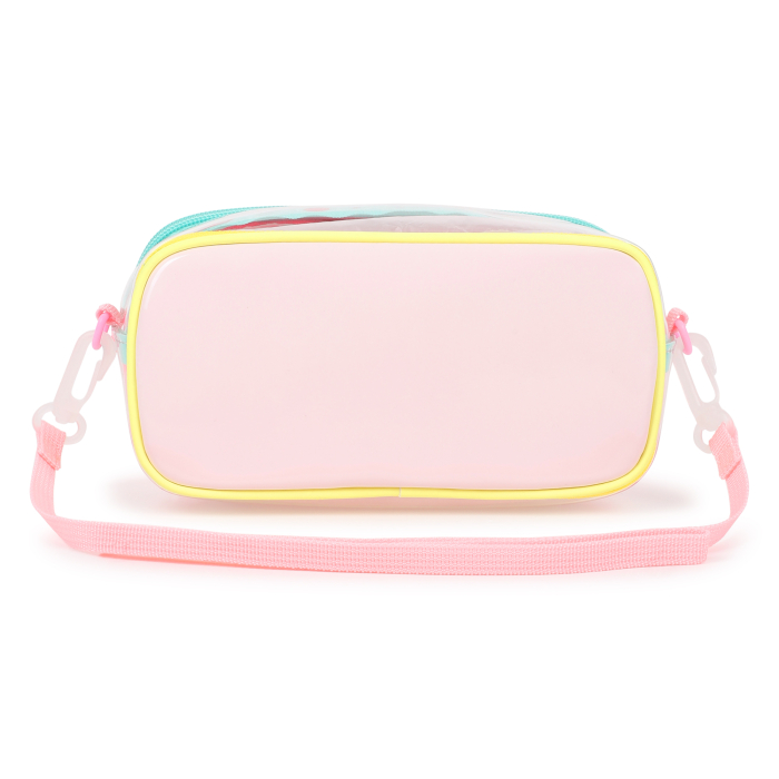 detail Dívčí školní penál, gumový efekt, odnímatelný popruh BILLIEBLUSH