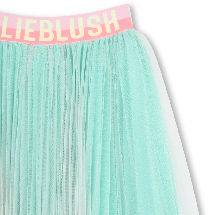 detail Dívčí krátká plisovaná sukně z třpytivého tylu BILLIEBLUSH
