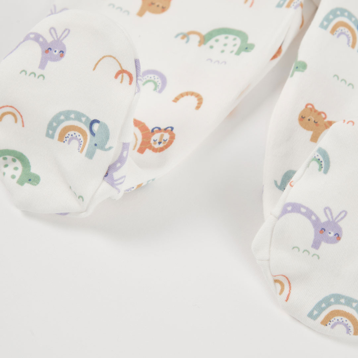 detail Unisex kojenecká souprava – krémová BOBOLI