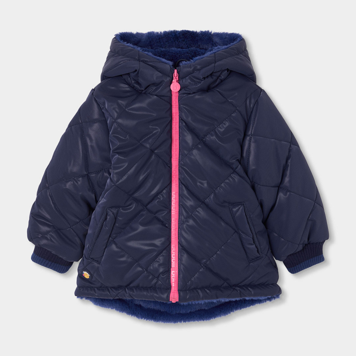 detail Dívčí prošívaná parka BOBOLI