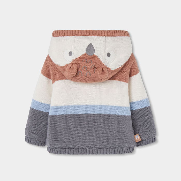 detail Unisex baby kardigan – barevný BOBOLI