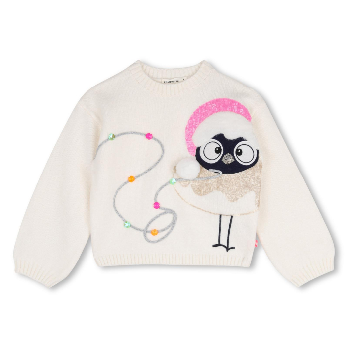 detail Dívčí vánoční svetr BILLIEBLUSH
