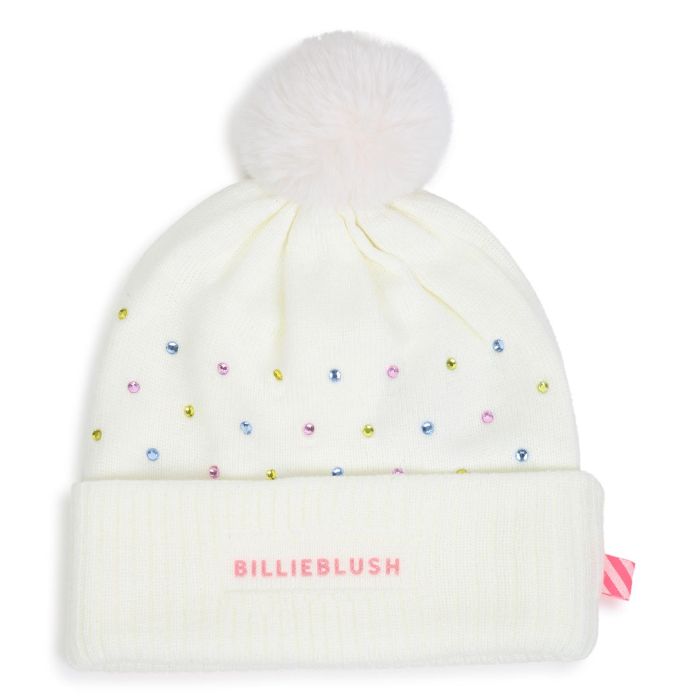 detail Dívčí čepice s bambulí BILLIEBLUSH