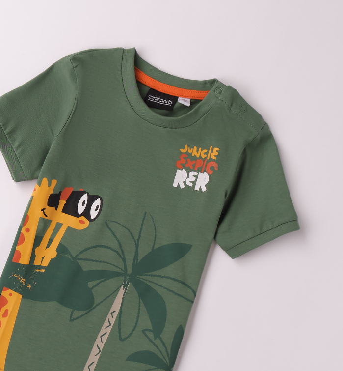 detail Chlapecké tričko s motivem lesa SARABANDA