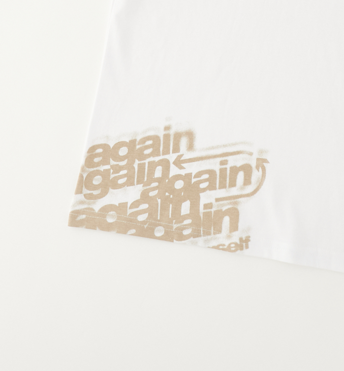 detail Dívčí bílé tričko s nápisem Generator IDO