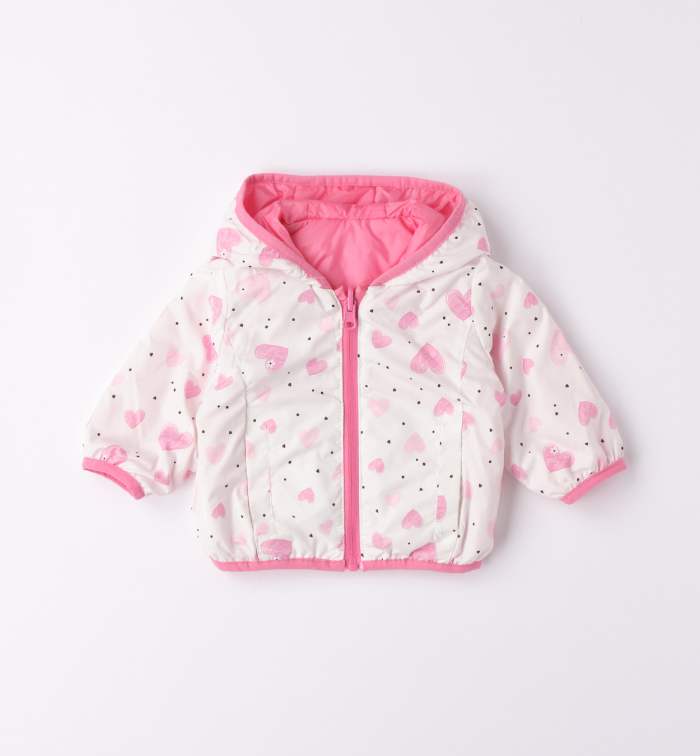 detail Dětská dívčí oboustranná bunda IDO