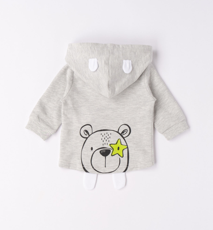 detail Dětská chlapecká rozepínací mikina s kapucí IDO