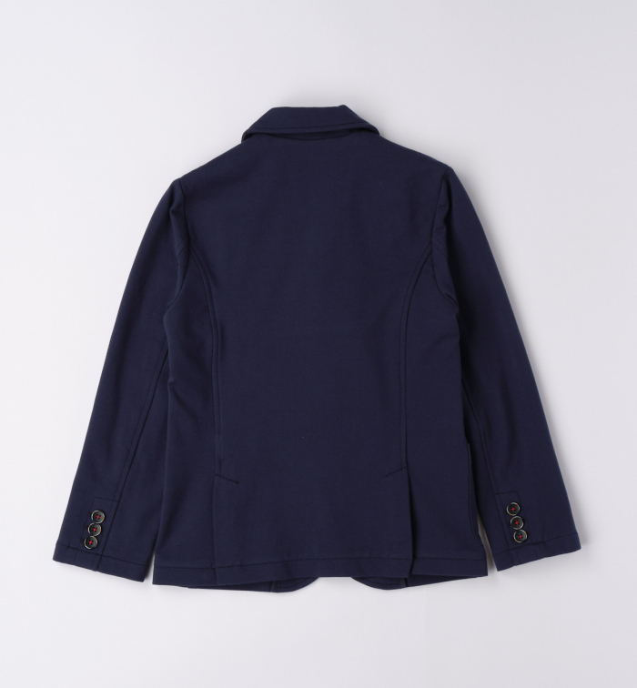 detail Chlapecké sako ze strečového bavlněného žerzeje IDO