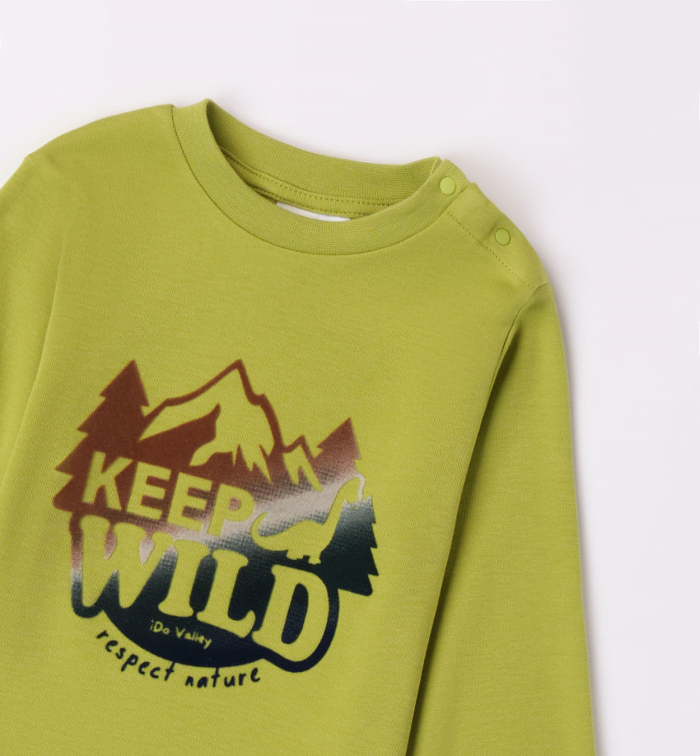 detail Chlapecké tričko s dlouhým rukávem IDO