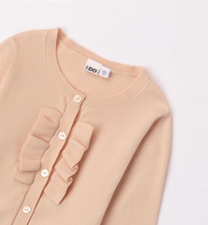 detail Dívčí kardigan s volánky IDO