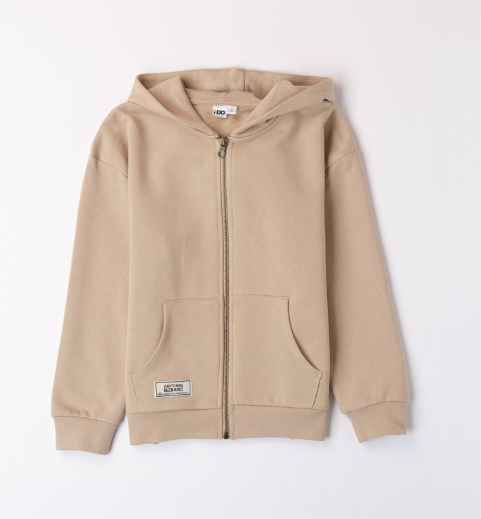 detail Oversize mikina na zip s kapucí IDO