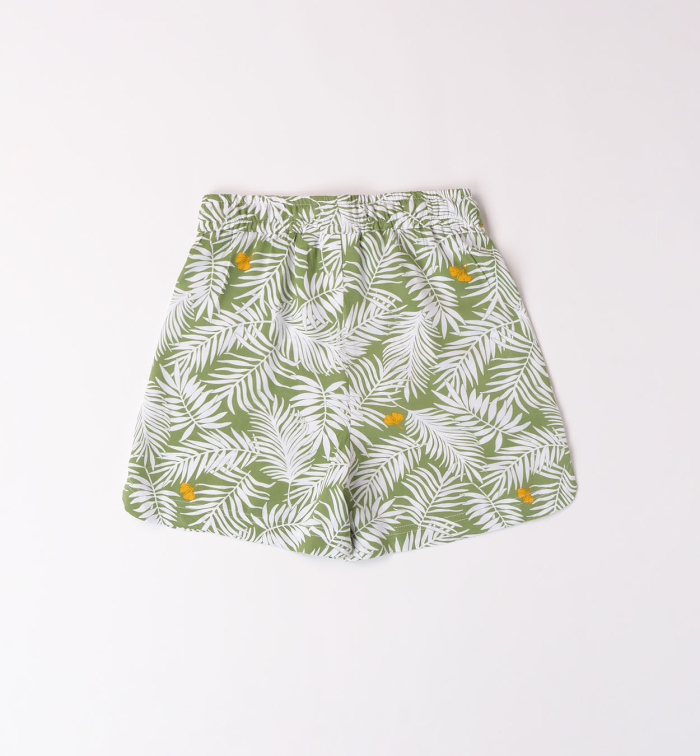 detail Dívčí kraťasy s potiskem palmy IDO