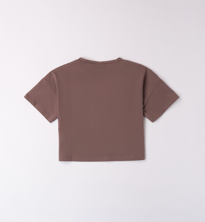 detail Dívčí crop top s nápisem IDO