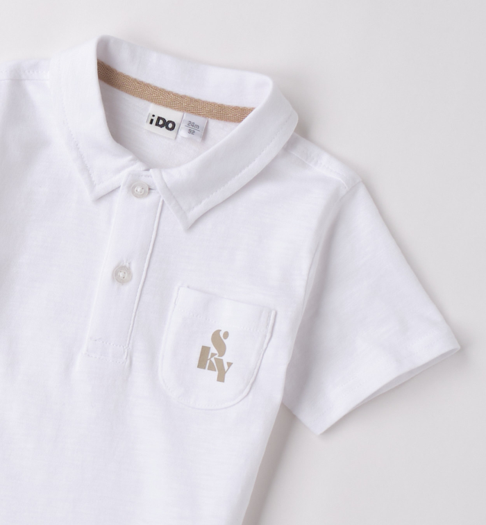 detail Chlapecké polo s krátkým rukávem IDO