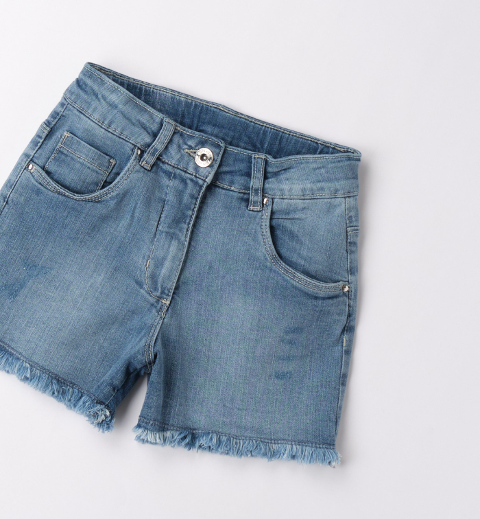 detail Dívčí džínové krat'asy IDO