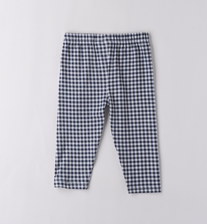 detail Dívčí kárované legíny IDO