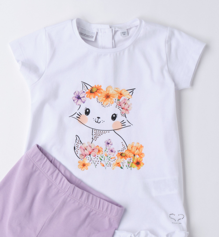 detail Dívčí outfit s potiskem - set 2ks SARABANDA