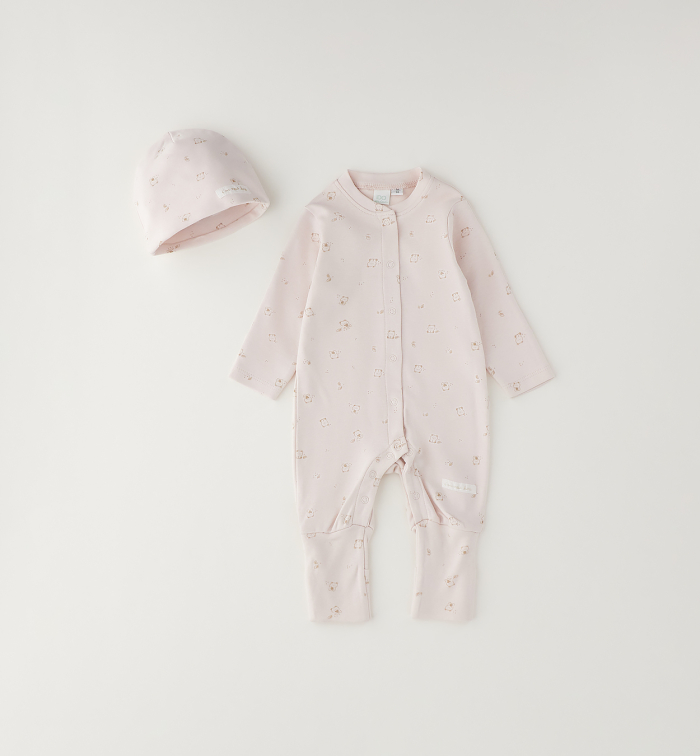 detail Unisex kojenecký overal s čepičkou IDO