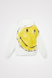 náhled Dívčí mikina s kapucí a s velkým potiskem Smiley DESIGUAL