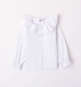 náhled Dívčí elegantní košile ze strečového bavlněného popelínu s volány IDO