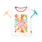 náhled Dívčí tričko zdobené tištěným designem BOBOLI