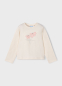 náhled Dívčí bavlněné tričko s květinovou výšivkou – smetanové MAYORAL