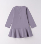 náhled Dívčí fialové šaty s aplikací květiny IDO